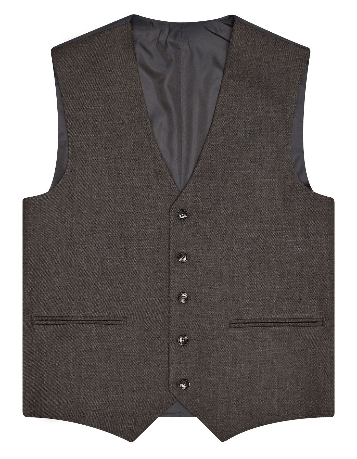 Brown Texture Tailored Smart Fit Suit - Image 3